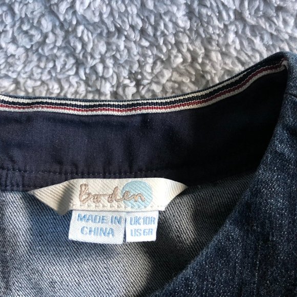 BODEN DENIM DRESS SIZE 10R - Picture 5 of 6